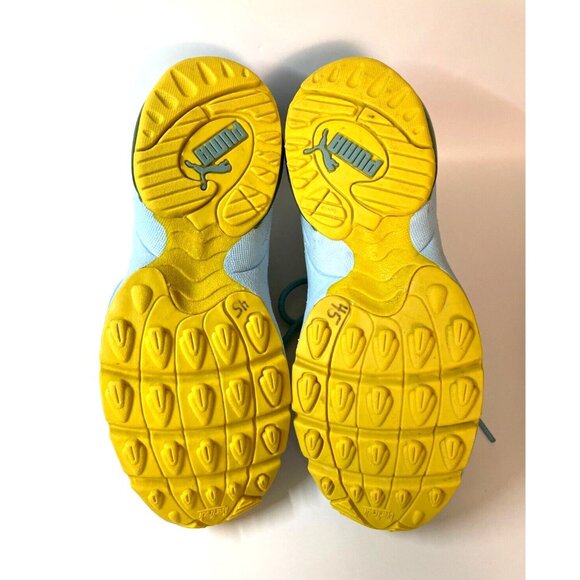 Puma Cell Women's Flow Athletic Shoe Sneaker Blue Yellow Size 5.5 - Picture 6 of 7